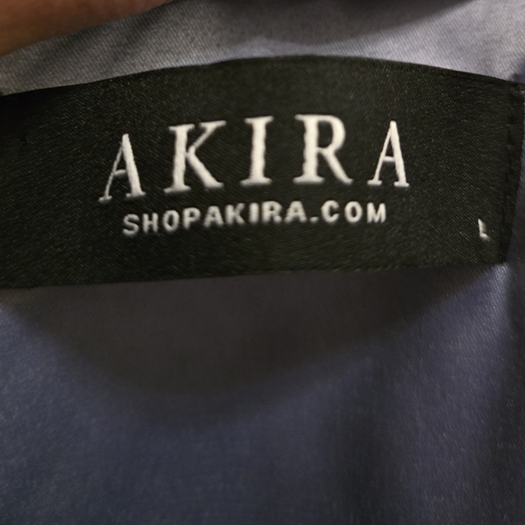 NWOT AKIRA Blue Denim Corset Top XL - Picture 4 of 7